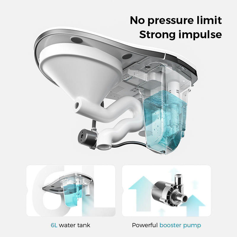 01 smart bidet toilet extra long no pressure limit Strong impulse