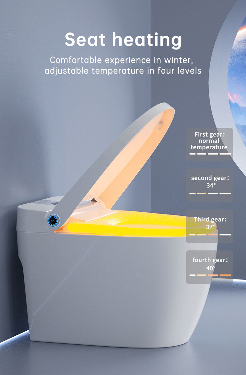 M9坐浴盆馬桶座椅加熱墻排水智能馬桶香港可用帶水箱無水壓限制