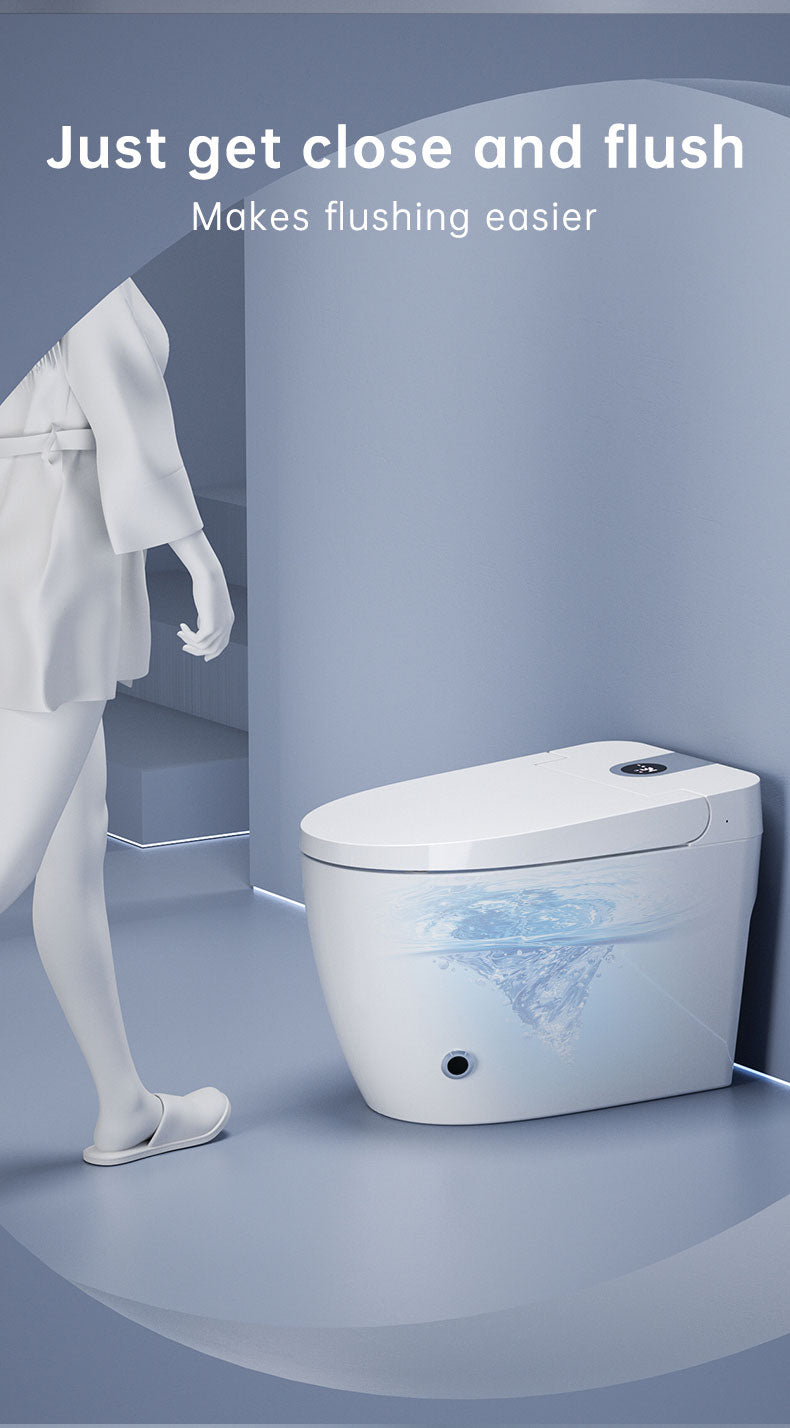 M9坐浴盆馬桶座椅加熱墻排水智能馬桶香港可用帶水箱無水壓限制