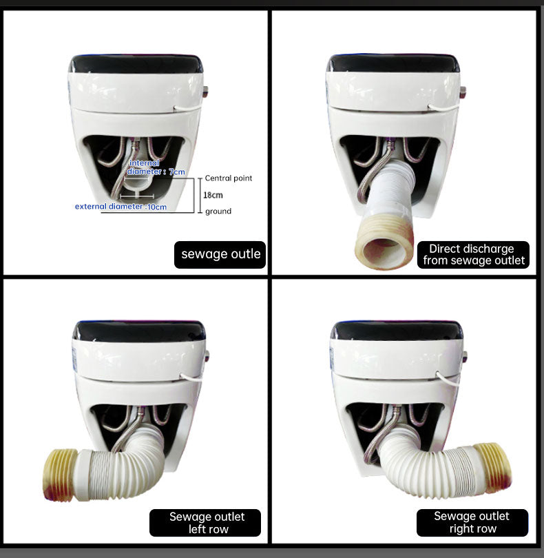 墻排智能馬桶可落地安裝