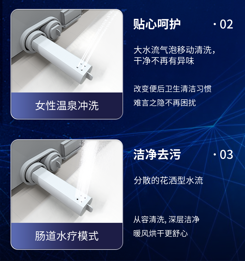 Collection of HK76  smart bidet toilet with  super Treating constipation in a gallery layout