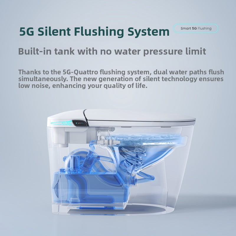 The M979 Full-Automation Smart Toilet: Foam Shield, Wide S-Trap Range & Dual Water Safety