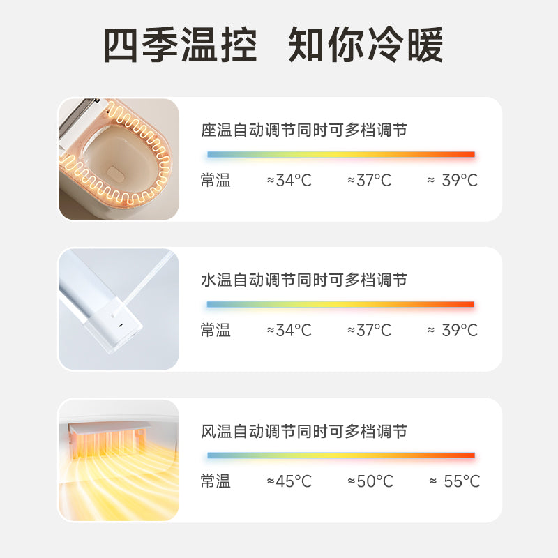S005掛墻式智能馬桶壁掛懸空安裝省空間坐浴盆馬桶座椅加熱