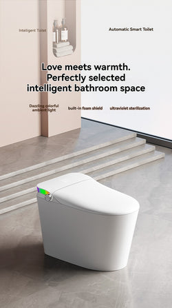 Collection of V1 smart bidet toilet Wall drainage floor-mounted installation in a gallery layout