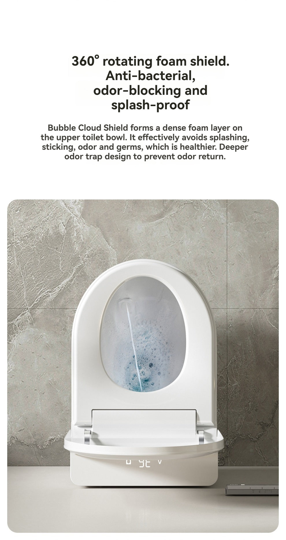 Collection of 604Wall-mounted smart bidet toilet heated seat 58cm with automatic flap for small household toilet in a gallery layout