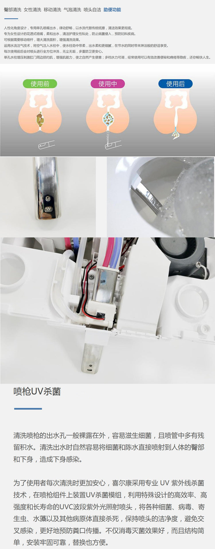 1202 Wall-mounted smart bidet toilet