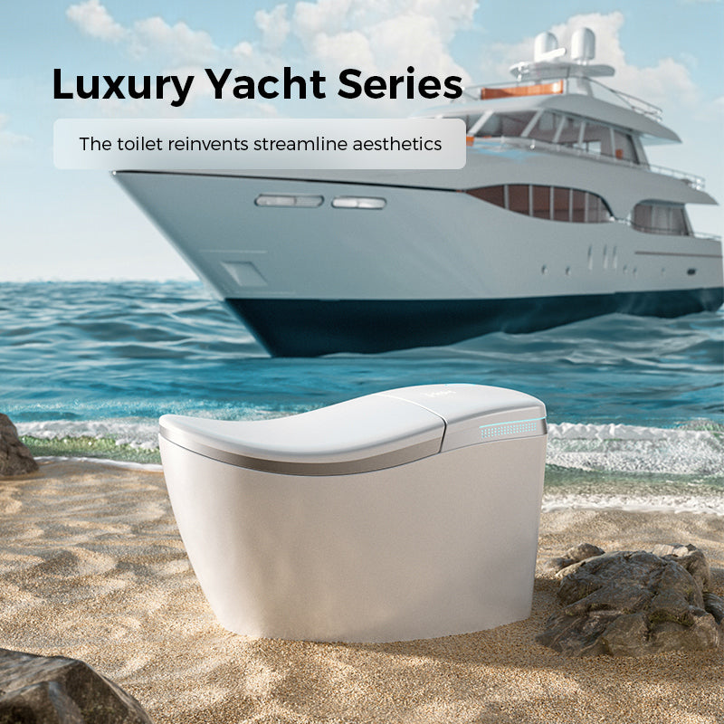 The 01 Apex Comfort Smart Toilet: $830 \text{mm}$ Ultra-Extended Length, Wider Seat & Foam Shield