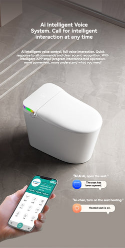 Collection of V1 smart bidet toilet Wall drainage floor-mounted installation in a gallery layout