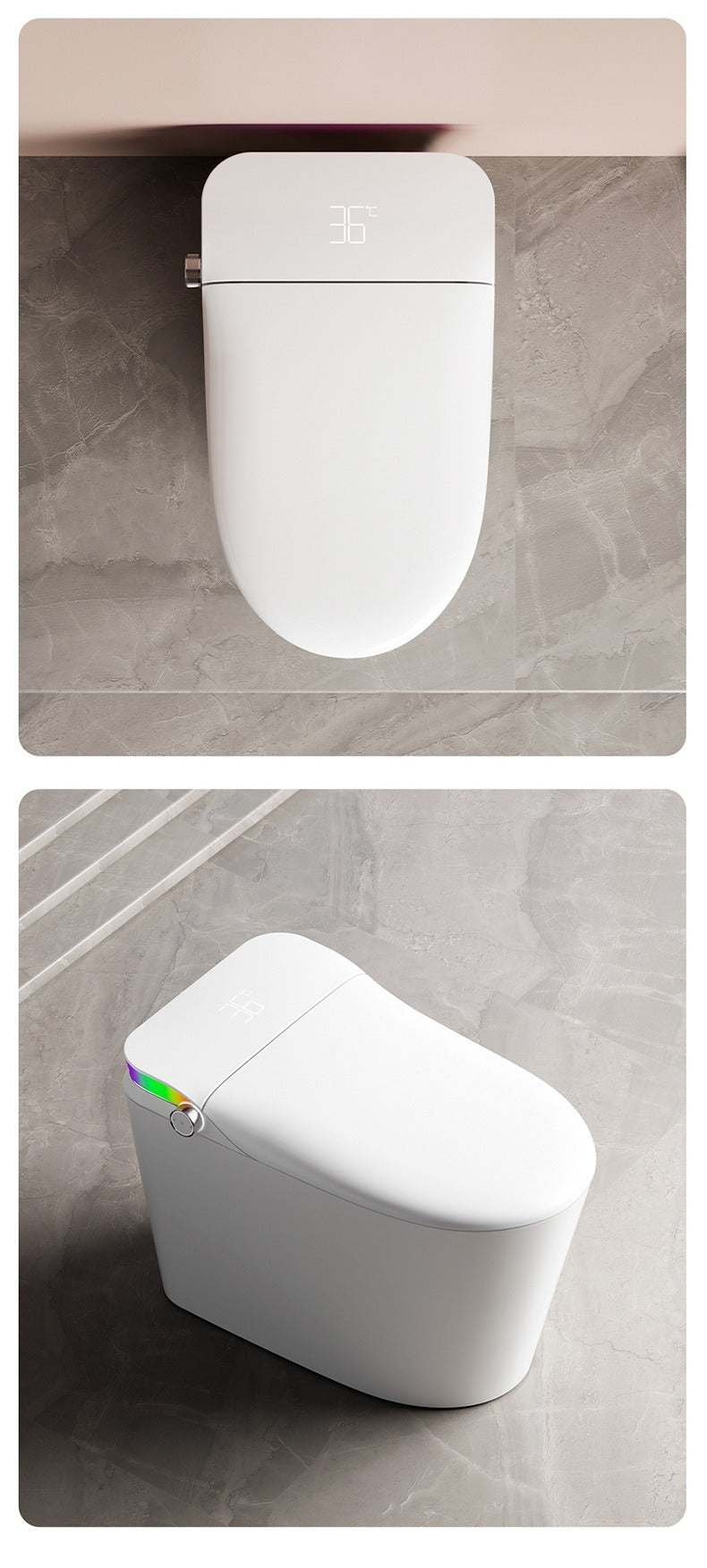 V1 smart bidet toilet Wall drainage floor-mounted installation