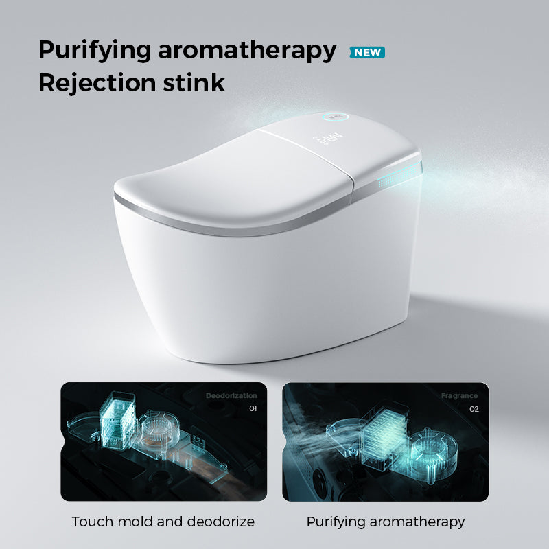 The 01 Apex Comfort Smart Toilet: $830 \text{mm}$ Ultra-Extended Length, Wider Seat & Foam Shield
