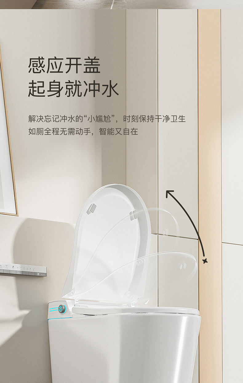 605 wall mounted  smart bidet toilet 58cm