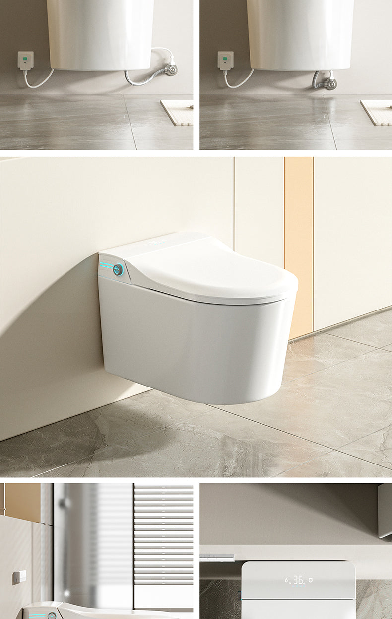 605 wall mounted  smart bidet toilet 58cm