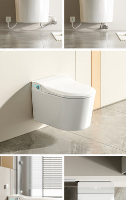 Collection of 605 wall mounted  smart bidet toilet 58cm in a gallery layout