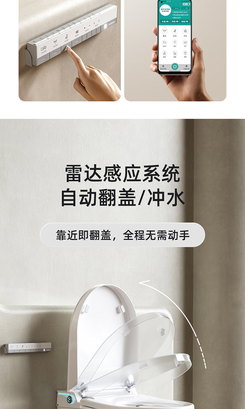 608 wall mounted smart bidet toilet