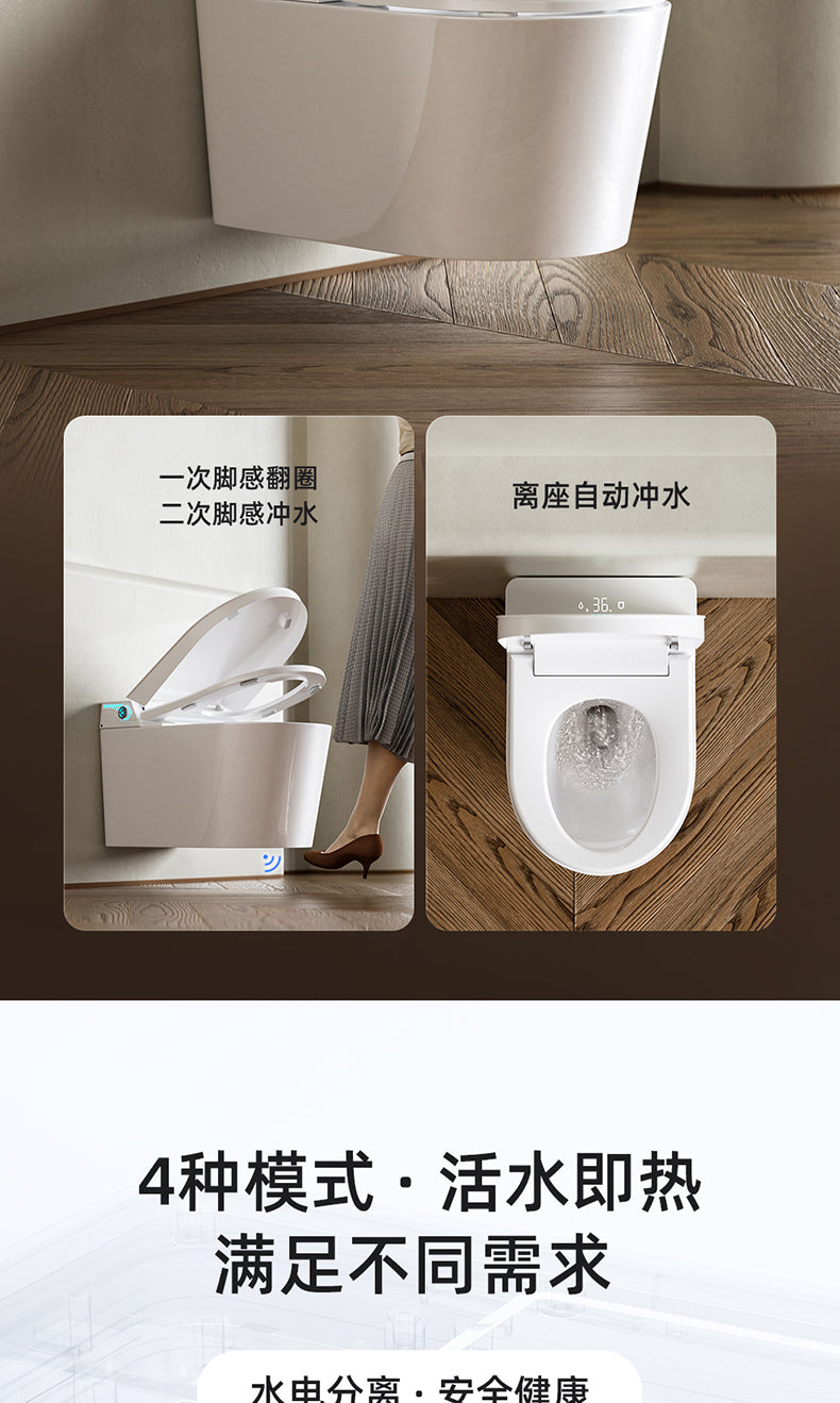 608 wall mounted smart bidet toilet