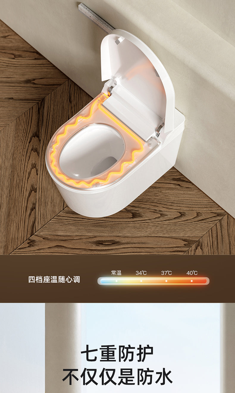 608 wall mounted smart bidet toilet