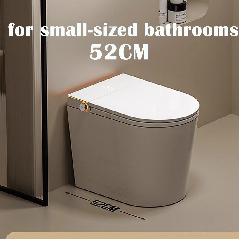 香港墻排智能馬桶小戶型52cm全自動翻蓋翻圈帶加熱清洗墻身出水