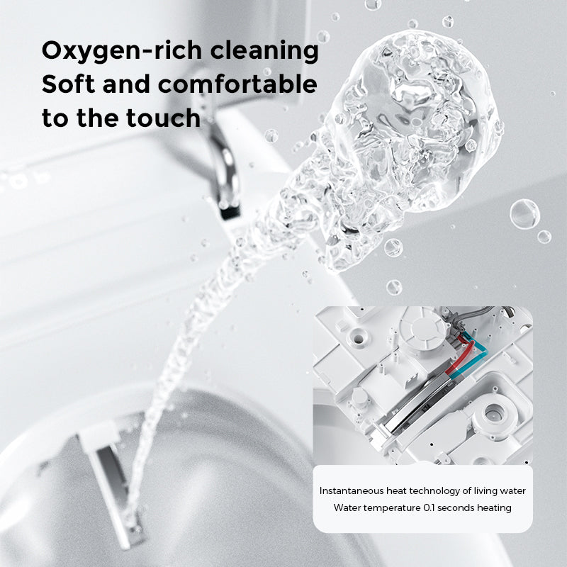 The 01 Apex Comfort Smart Toilet: $830 \text{mm}$ Ultra-Extended Length, Wider Seat & Foam Shield