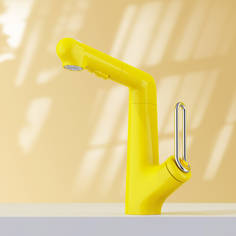 S1 多功能面盆龍頭：拉出式、可調高度及三種出水模式