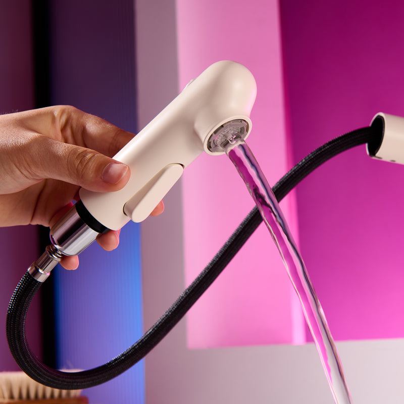 S1 多功能面盆龍頭：拉出式、可調高度及三種出水模式