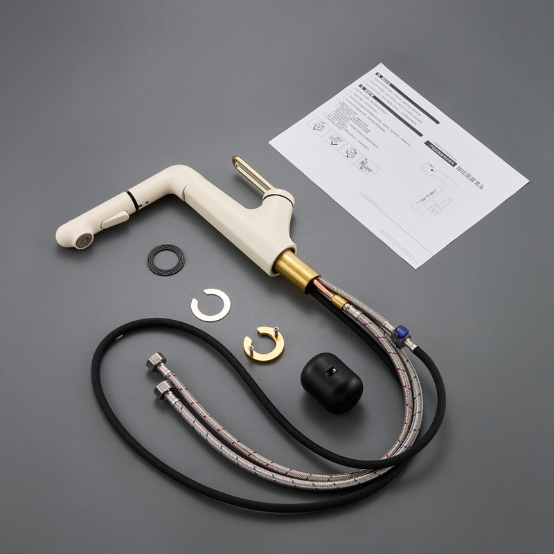 S1 多功能面盆龍頭：拉出式、可調高度及三種出水模式