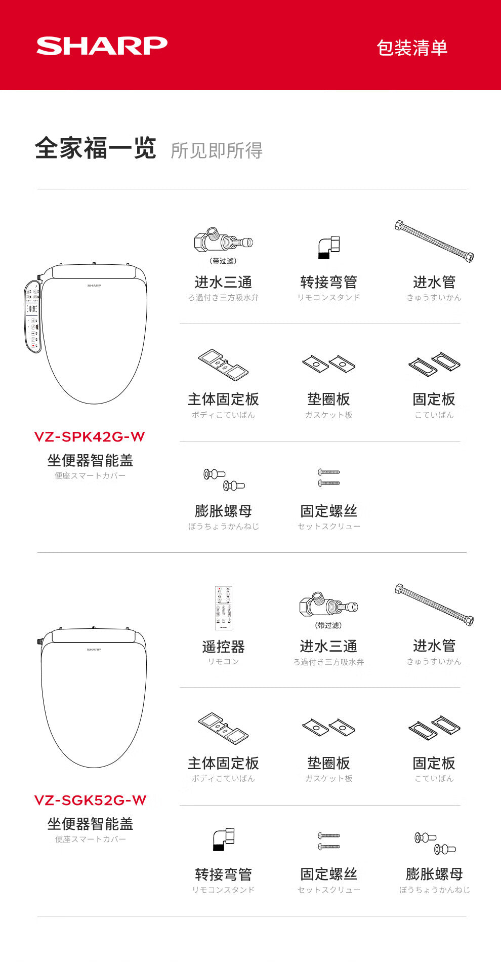 Collection of K42smart bidet seat in a gallery layout