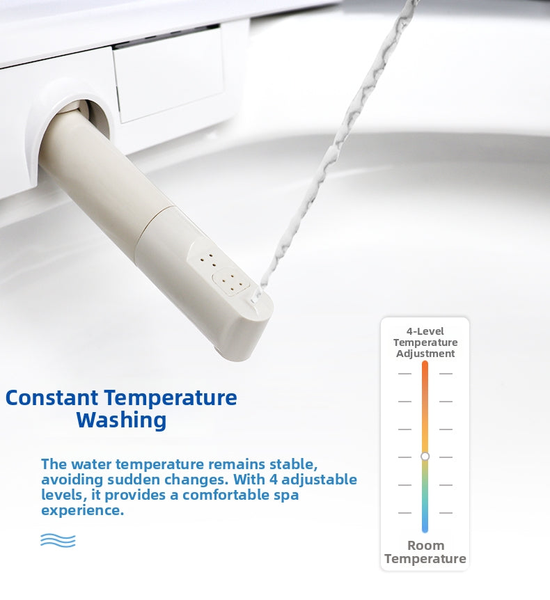 JA07 Smart Toilet: Enjoy endless, soothing warm water with instant heating technology. No more cold shocks—just precision constant temperature for the ultimate hygienic cleansing experience.