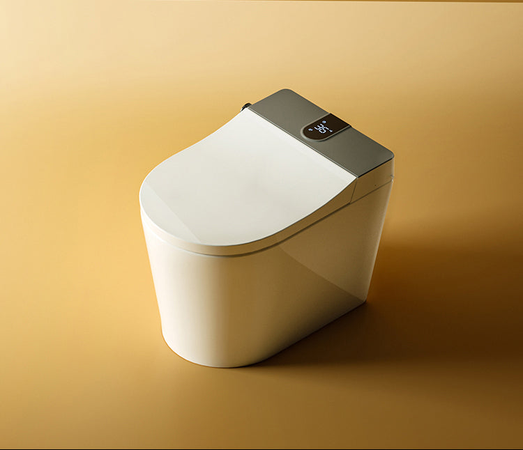 K50 Compact Smart Bidet Toilet featuring Touchless Auto Open and Close Lid technology. This Modern Space-Saving Toilet with Motion-Sensing Lid is the Ultimate Hygienic Solution for High-End Urban Bathrooms