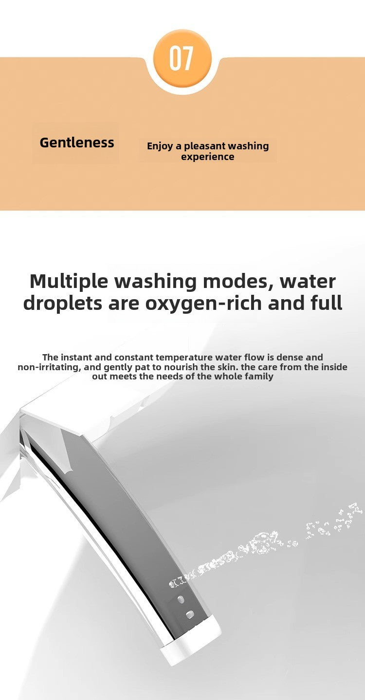 Smart toilet nozzle with oxygen-enriched wash technology for a softer cleansing experience