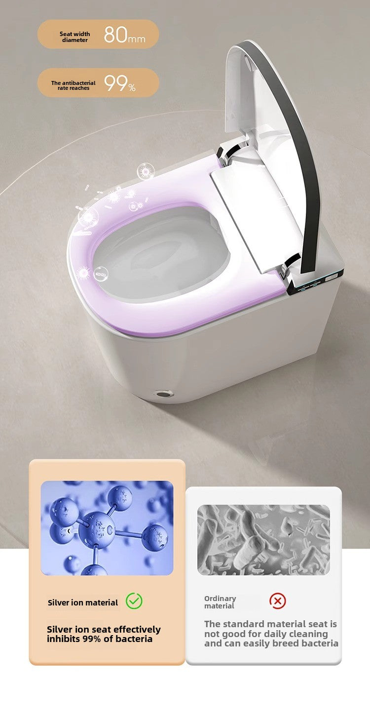 Hygienic antibacterial seat made with antimicrobial silver ion technology