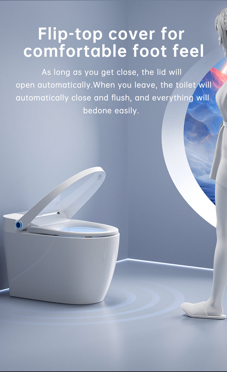 M9坐浴盆馬桶座椅加熱墻排水智能馬桶香港可用帶水箱無水壓限制