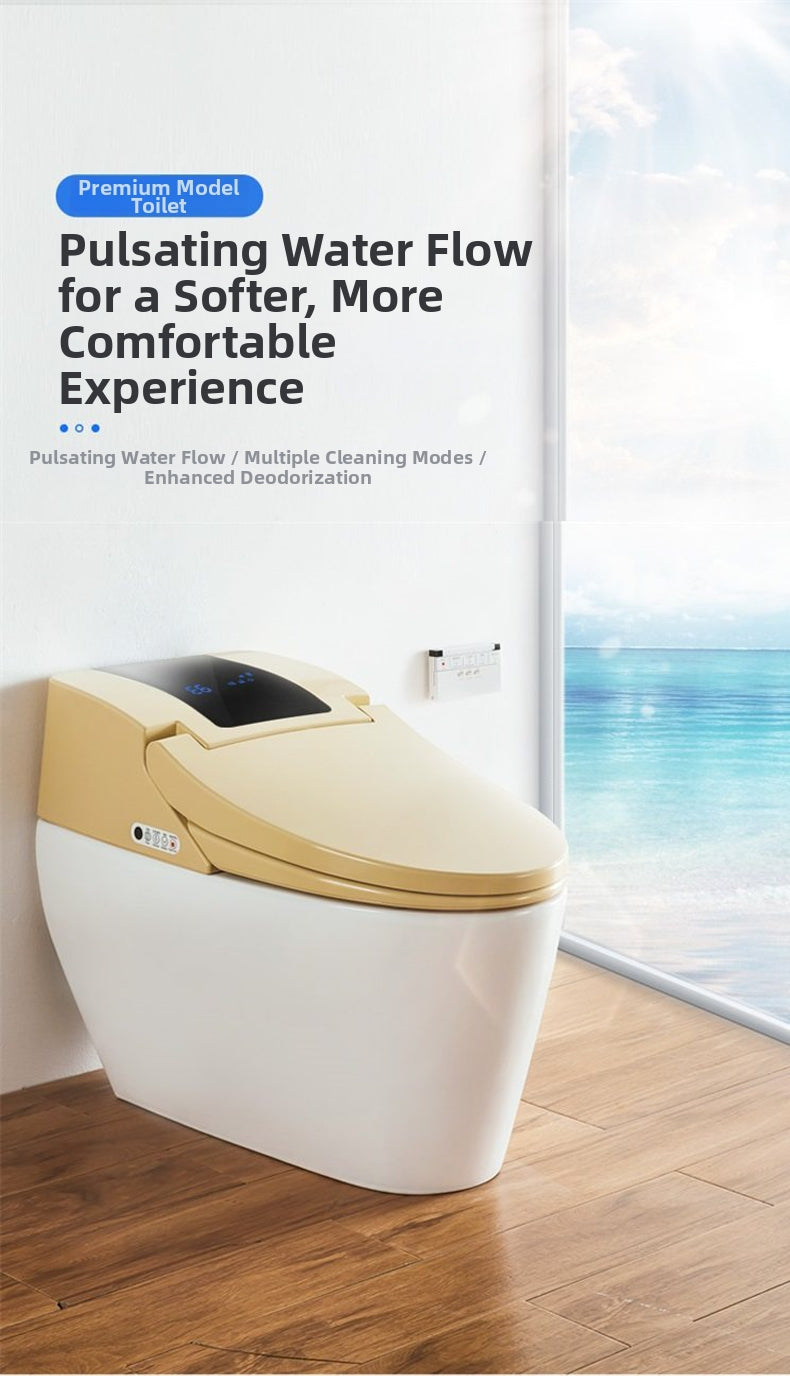 Product display of H881 bidet toilet featuring professional enema function for effective constipation relief and deep cleansing to improve digestive health.