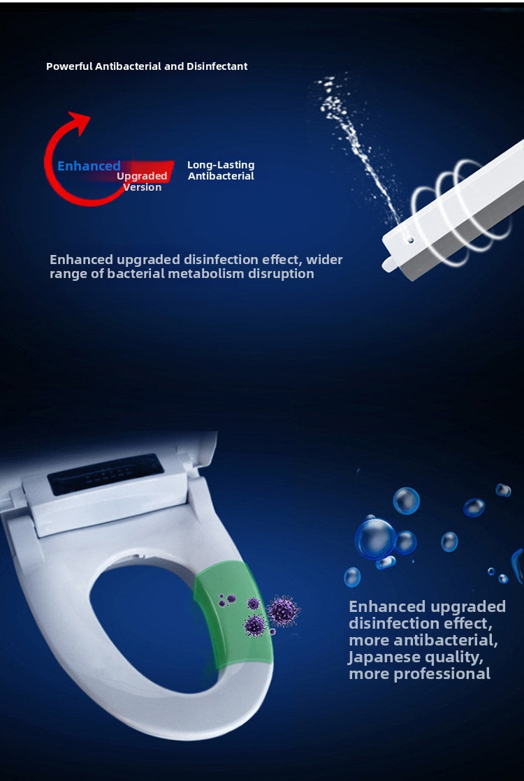 H881 enema bidet toilet with antibacterial coating on both the cleaning nozzle and seat: an advanced hygiene shield to prevent cross-infection and ensure a safe, sanitary bathroom environment