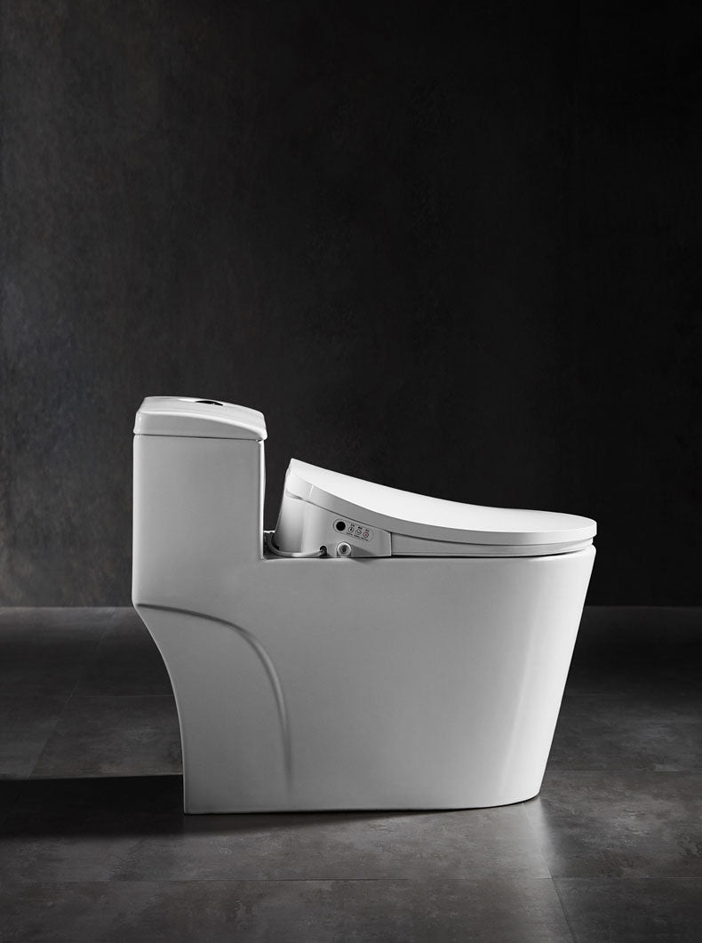 The KB32 smart bidet toilet seat with heated seat offers a seamless fit that looks like an original part of your toilet, providing a clean, integrated, and professional appearance after installation
