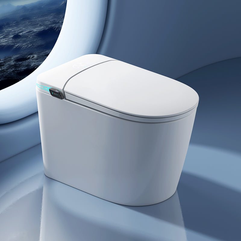 M979 all-in-one smart toilet with built-in water tank, floor-mounted